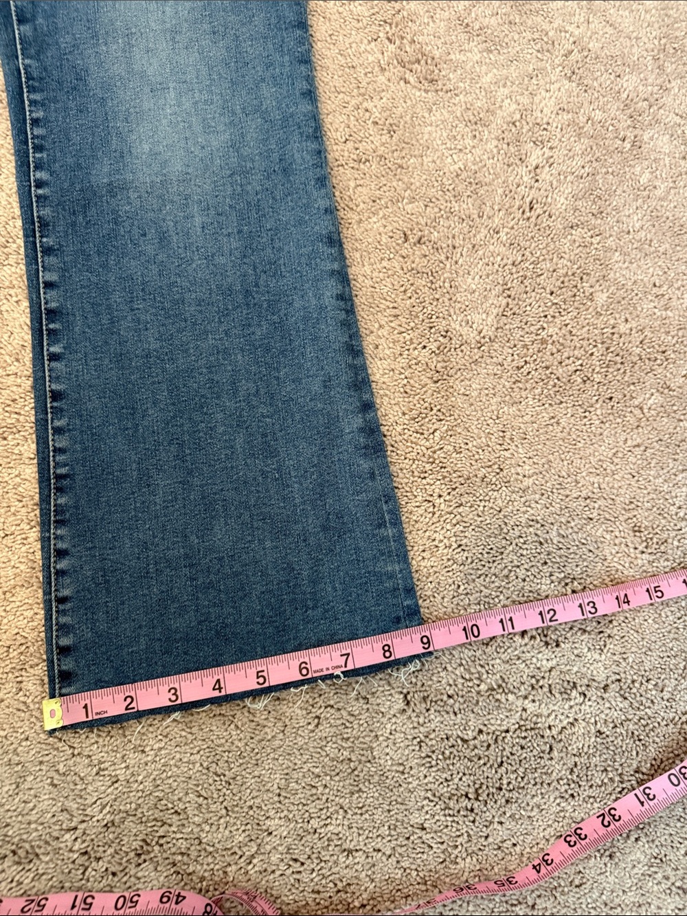 Good American Blue Women's Mid- Rise Cropped Bootcut Jeans - Picture 14 of 16